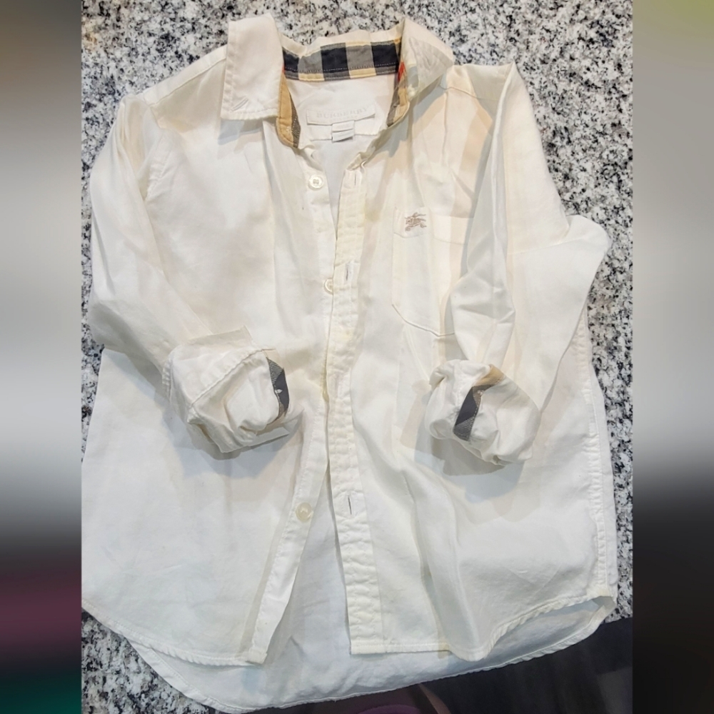 Toddler burberry shirt